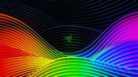 Asus Rog Razer Colorful Neon 4k Abstract Papel De Parede Pc
