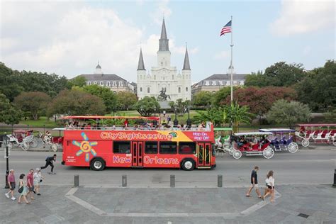 New Orleans Hop On Hop Off Sightseeing Double Decker Bus Tour 2024