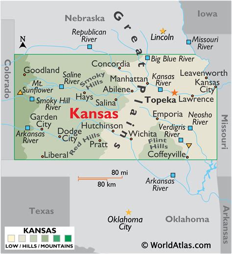 Kansas Maps Facts World Atlas