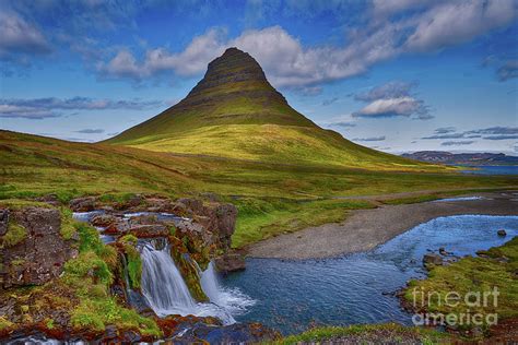 Kirkjufell Mountain And Waterfalls At Iceland Photograph By Susan Dost