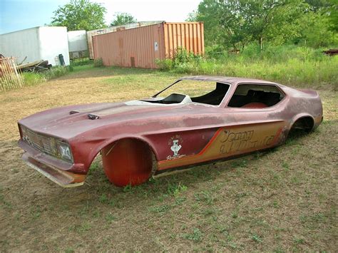 this vintage 1971 mustang fiberglass funny car body could be the ultimate artwork