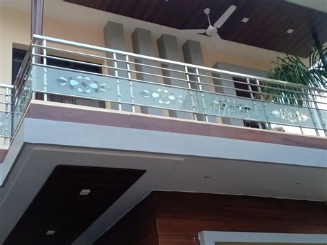 Stainless Steel Balcony Railing For Home Material Grade Ss304 Steel