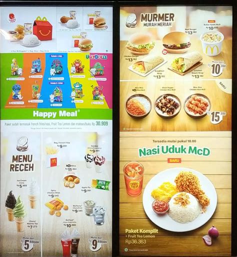 Mcdonald's malaysia introduces happy meal rilakkuma starting today, 25th july to 21st august 2019. McDonald's Menu, Menu for McDonald's, Kelapa Gading ...