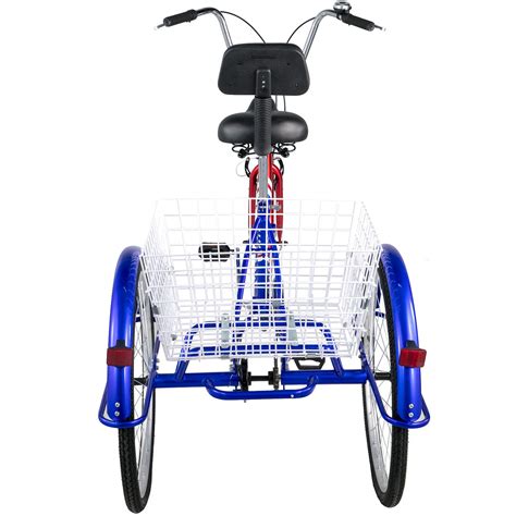 Bkisy Tricycle Adult 26 1 Speed 3 Wheel Bikes For Adults Three Wheel