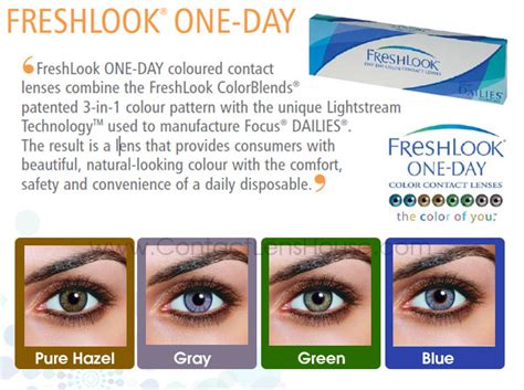 Freshlook One Day Color Contact Lenses Now Selling At A Discounted