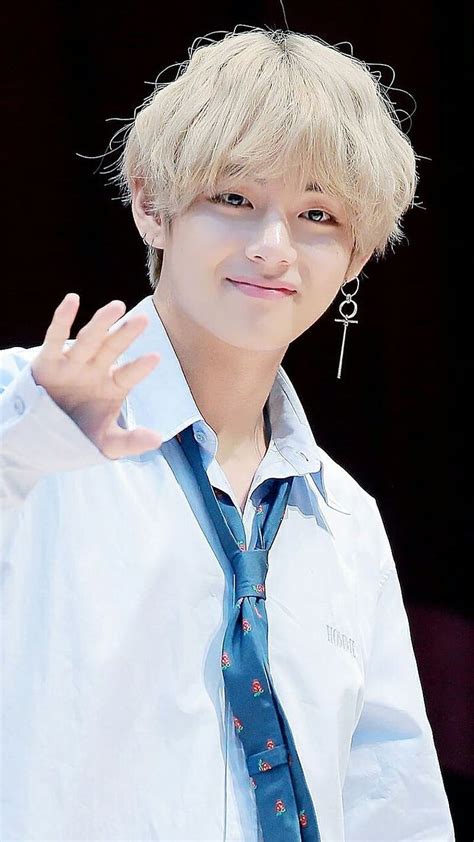Bts V Blonde Hair Korean Singer Hd Phone Wallpaper Peakpx