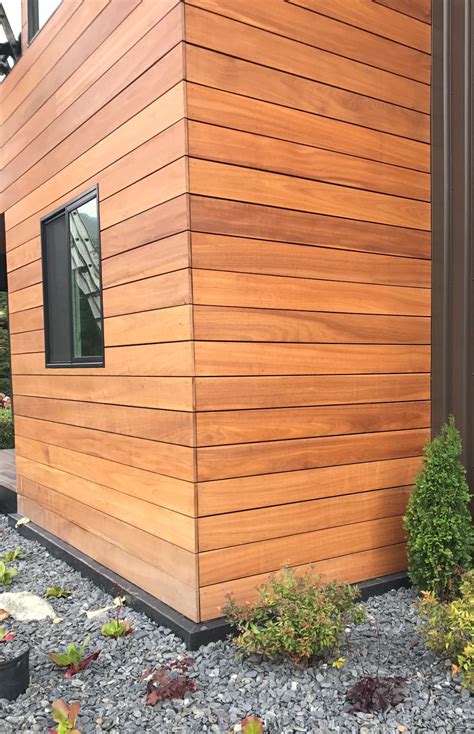Batu Hardwood Real Wood Siding On This Contemporary Home Get Your Wood