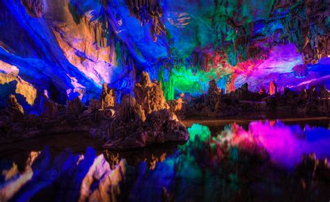 The Coolest Places On Earth Reed Flute Caves Guangxi China Photos