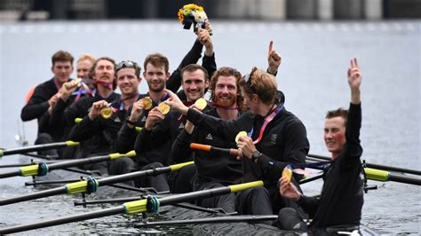 Olympics Rowing New Zealand Win Gold In Mens Eight