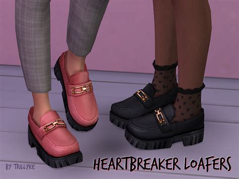 Heartbreaker Loafers Patreon Sims 4 Cc Shoes Sims 4 Sims 4 Cc Packs