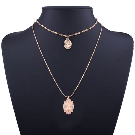 Sometimes, a necklace is the focal point of an outfit. susenstone Women's Fashion Silver Gold Choker Chunky Chain ...