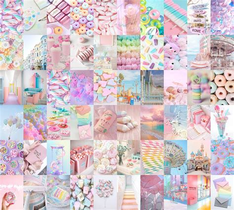 Aesthetic Collage Wallpapers For Laptop Rainbow Pic Dingis