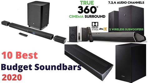 The best cheap soundbar that we've tested is the tcl alto 6+. 10 Best Budget Soundbars 2020 - YouTube
