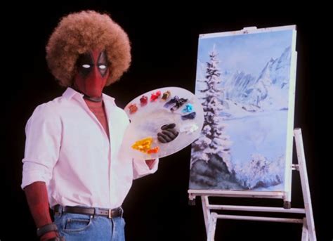 Deadpool 2 Offers New Footage In This Trippy Bob Ross Tribute Teaser