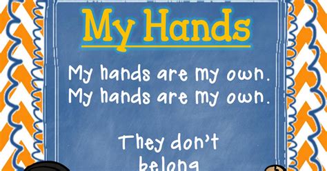 keep your hands to yourself song posters pdf songs social skills book cover