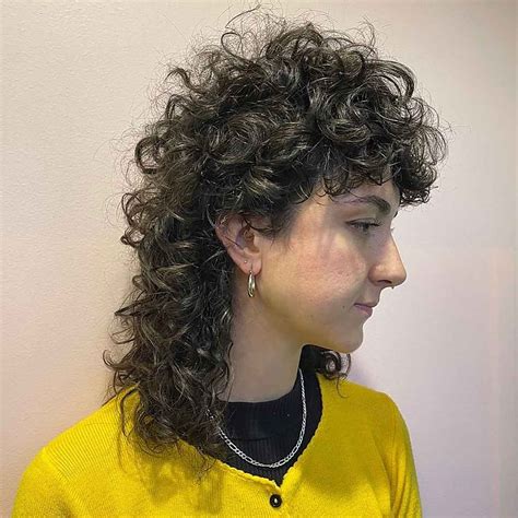26 Modern Mullet Hairstyles For Girls With Curly Hair 2023
