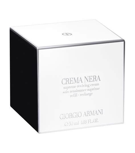 Armani Crema Nera Supreme Reviving Cream Refill 50ml Harrods Ae