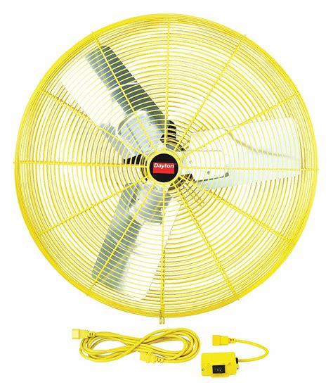 Dayton 30 In High Visibility Industrial Fan Stationary Fan Head Only