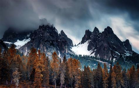 Autumn Mountains Fog Wallpapers Wallpaper Cave