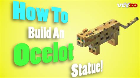 Minecraft How To Build An Ocelot Statue Untamed Youtube