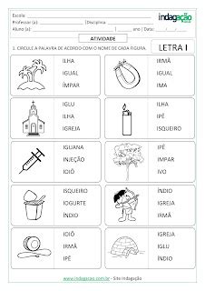 Atividade sequência alfabética de autoditados para imprimir grátis