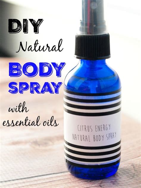 Diy Body Spray With Essential Oils Happy Healthy Mama