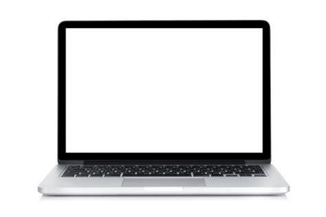 Laptop With Blank Screen Stock Photo Download Image Now Istock