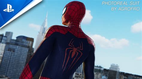 New Photoreal Amazing Spider Man Suit By Agrofro Spider Man Pc Mods