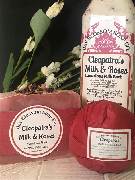 Cleopatras Milk And Roses Bath Milk Bath Soak Luxury Bath Spa Etsy