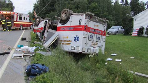 Ambulance Driver Falls Asleep At The Wheel Crashes Rig
