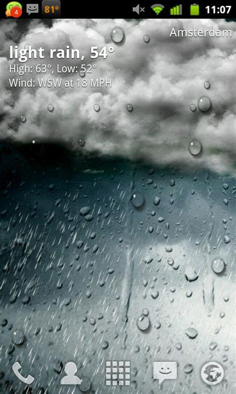 Animated Weather Wallpaper for Android - WallpaperSafari