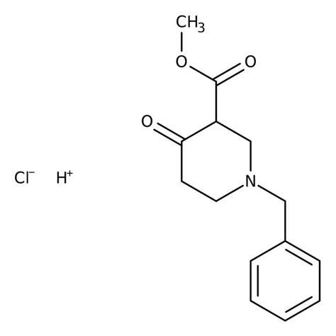 Methyl Benzyl Oxopiperidine Carboxylate Hydrochloride