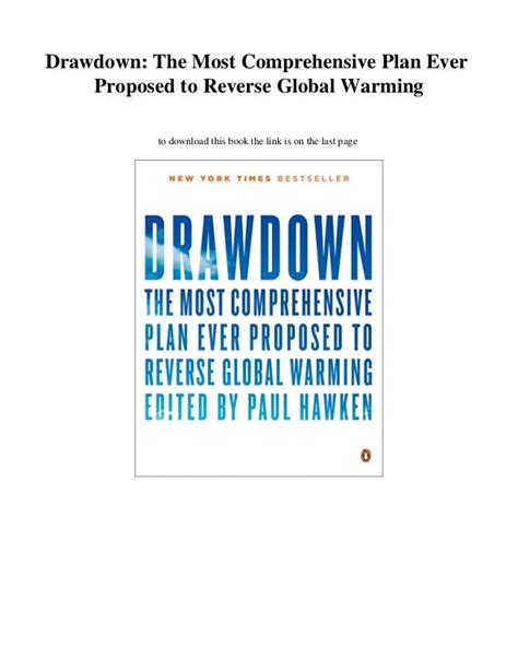 Download Drawdown The Most Comprehensive Plan Ever Proposed To