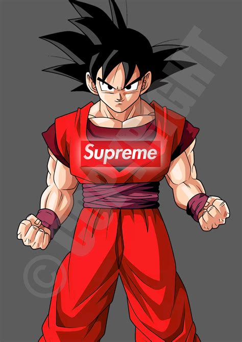 Goku Supreme Grey Red Death