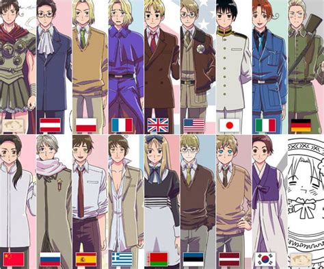 Hetalia When Countries Become People Anime Nerd All Anime Anime