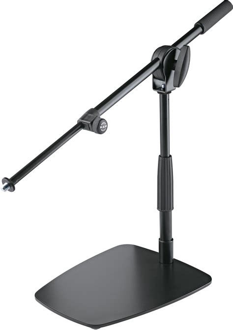 K M Tabletop Floor Microphone Stand For Bass Drum Cajon Guitar