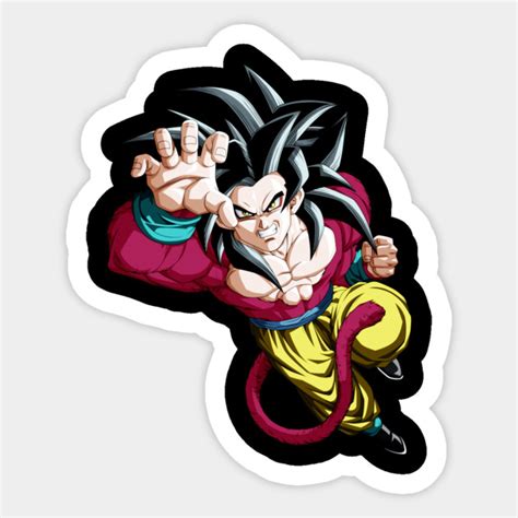 Goku Super Sayian 4 Goku Ssj4 Sticker Teepublic