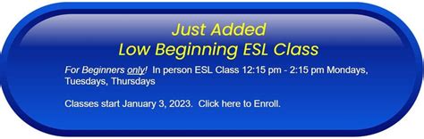 English As A Second Language Esl Classes Workshops Lectures