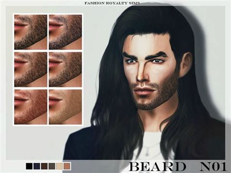The Sims Resource Beard N01 By Fashionroyaltysims • Sims 4 Downloads