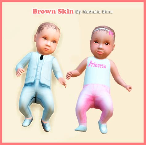 Sims 4 Ccs The Best Skins Of Babys By Nathaliasims
