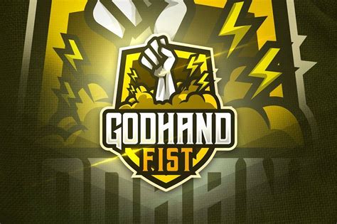 Introducing Godhand Fist Mascot And Esport Logo Suitable For