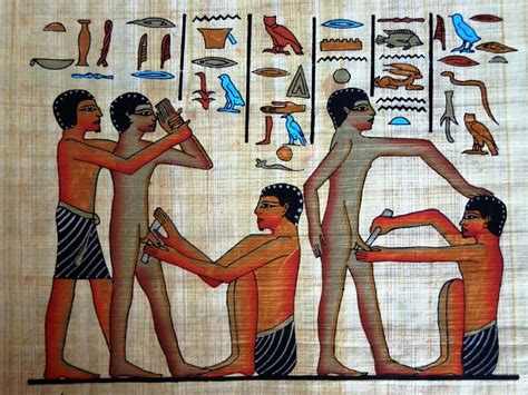 Pintura Egipcia Leo S Papiro M Scara Mortu Ria Frete Gr Tis R