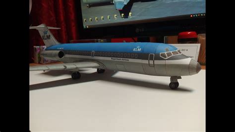 Paper Model Douglas Dc 9 15 Klm Youtube