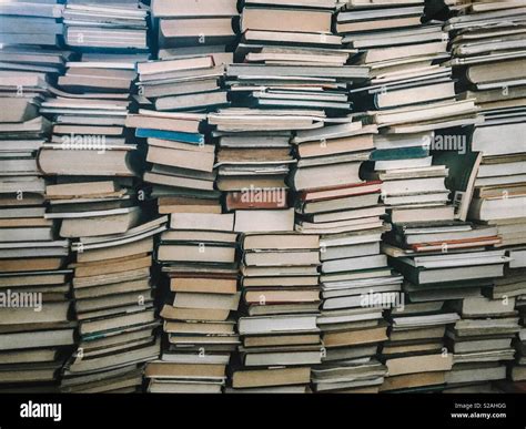 Large Piles And Stacks Of Books Stock Photo Alamy