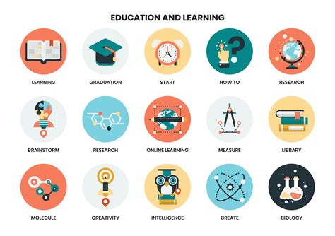 Education Icons Set For Business Vector Art At Vecteezy