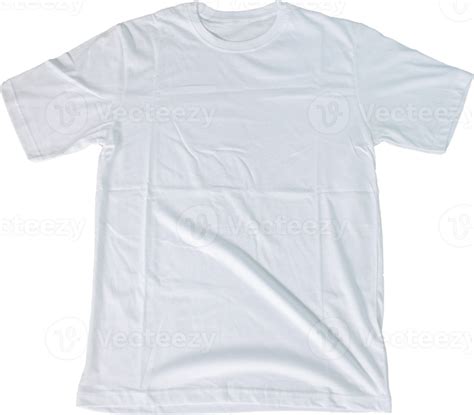 White T Shirt Mock Up Transparent Background Front Side View 21506660 Png
