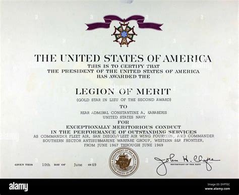 Legion Of Merit Award File 2011 158 7 Medal Legion Of Merit