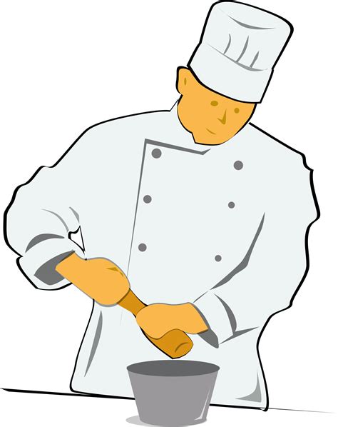 Clipart Chef Cuisinier Cuisine Clipart Of A Smiling C Vrogue Co