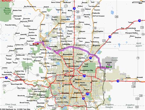 Colorado Toll Roads Map Online Map Around The World