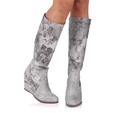 Cheap Silver Glitter Boots Find Silver Glitter Boots Deals On Line At